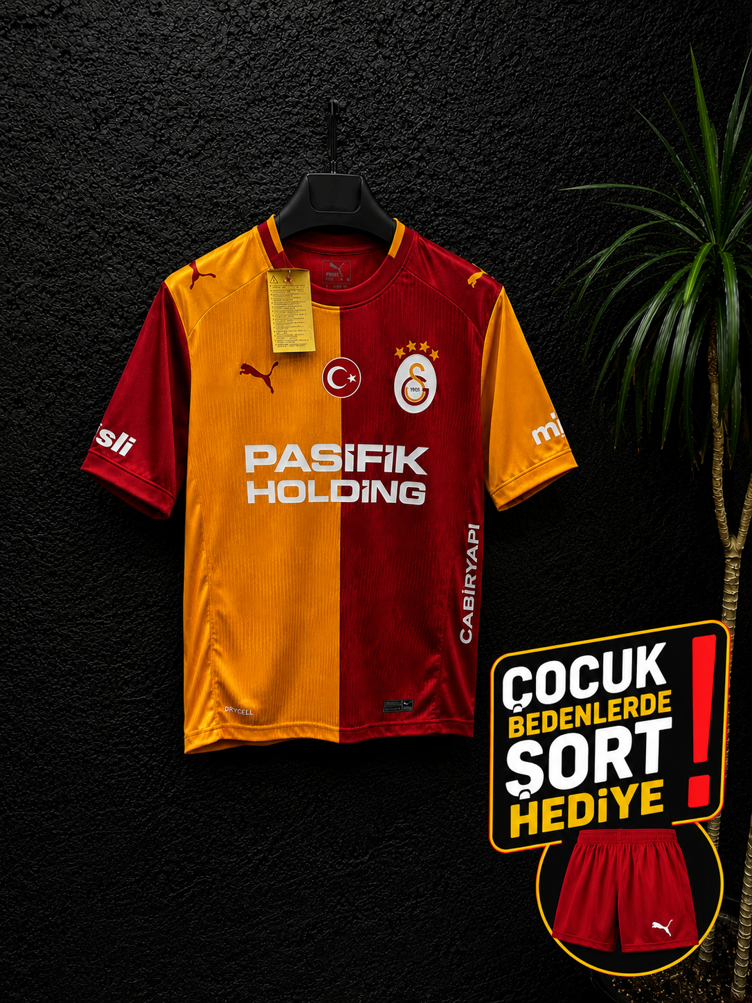 Galatasaray Yeni Sezon 2026-2027 Sarı Kırmızı Çocuk forması